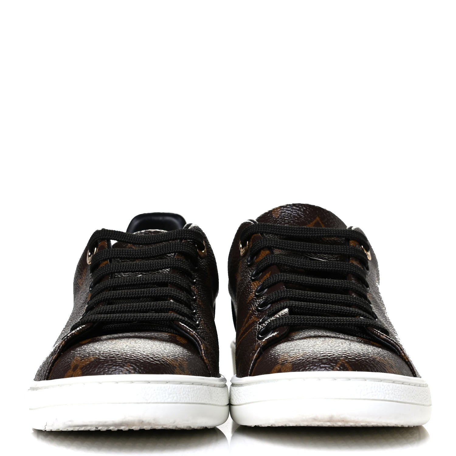 Louis Vuitton Patent Monogram Frontrow Sneakers 37 2 of 5