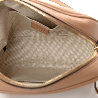 Gucci Pebbled Calfskin Small Soho Disco Bag Camelia 4 of 10