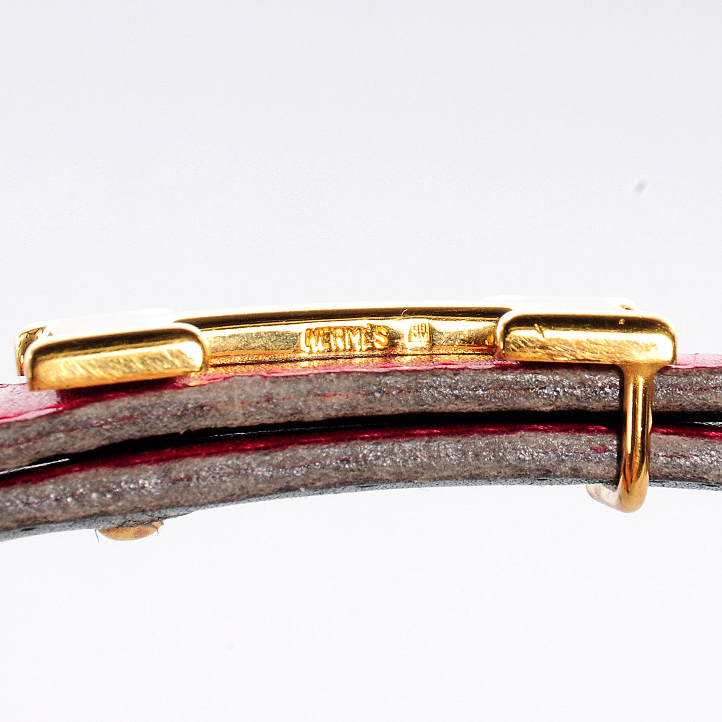 Box Constance 18mm H Belt 70 Rouge Vif Noir