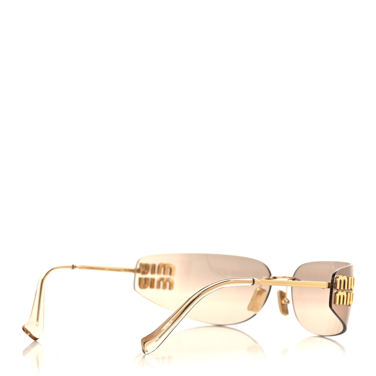 Metal Aube Sunglasses SMUA51 Gold Light Grey