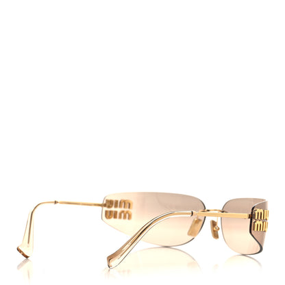 Miu Miu Metal Aube Sunglasses SMUA51 Gold Light Grey 4 of 7
