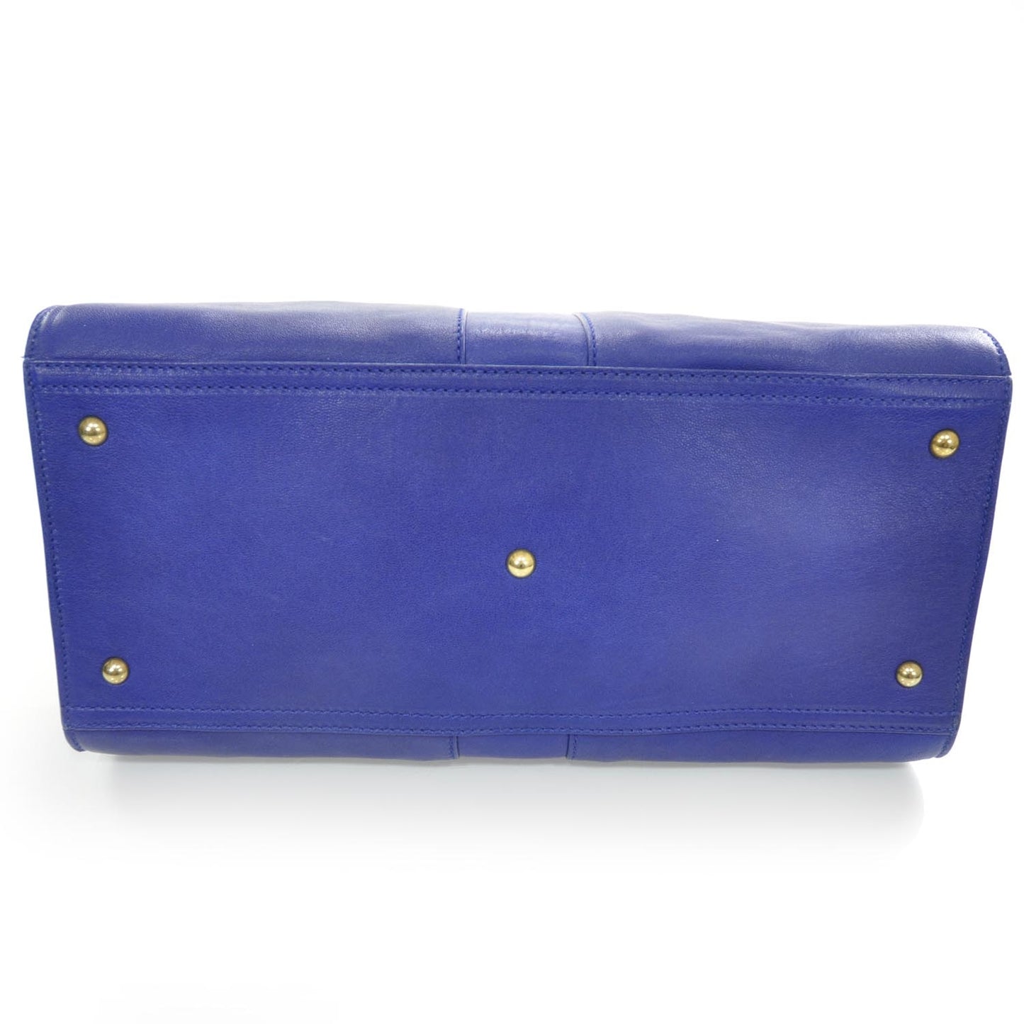 Leather Large Cabas Chyc Blue