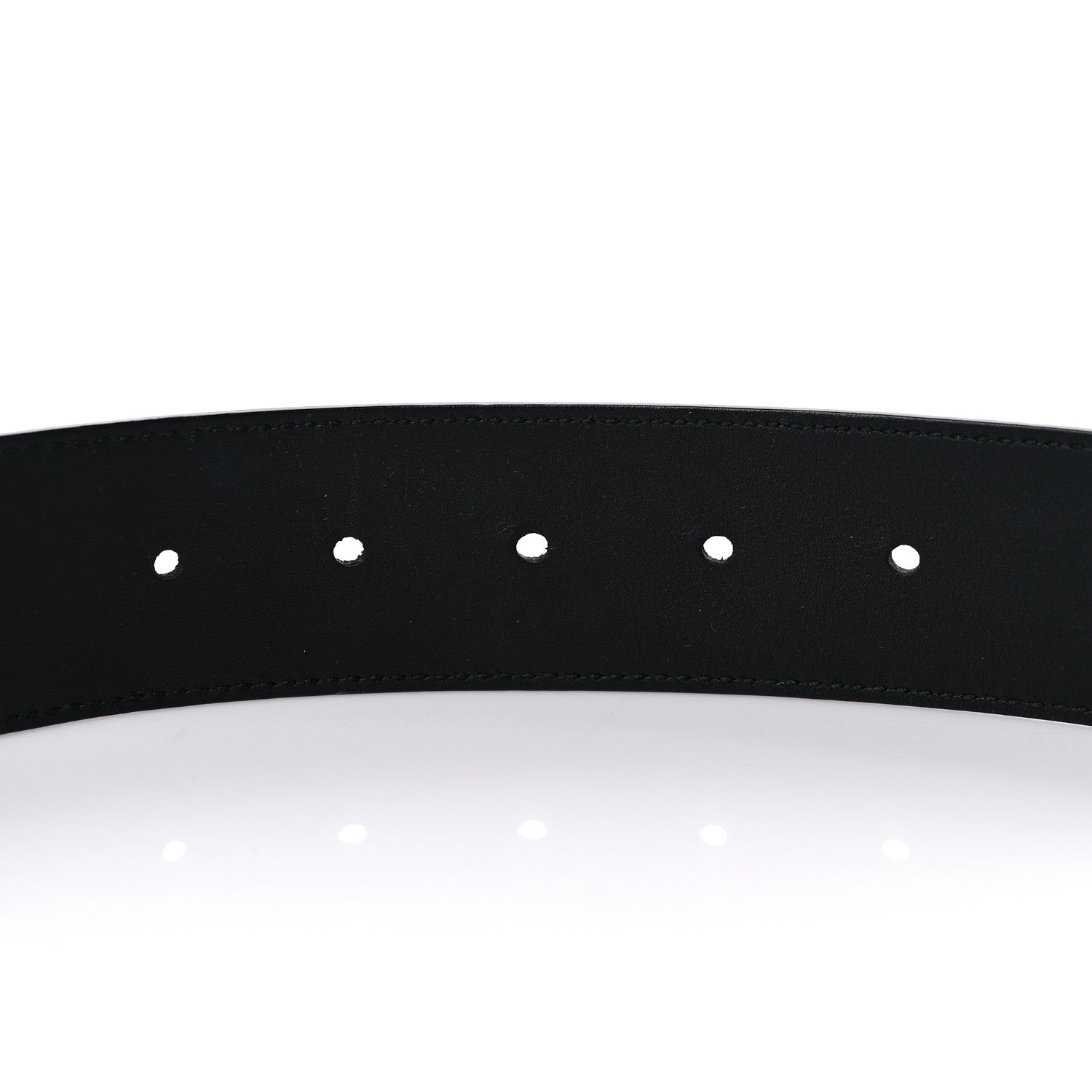 Gucci Moon Calfskin Pearl Double G 40mm Belt 85 34 Black Cream 4 of 4