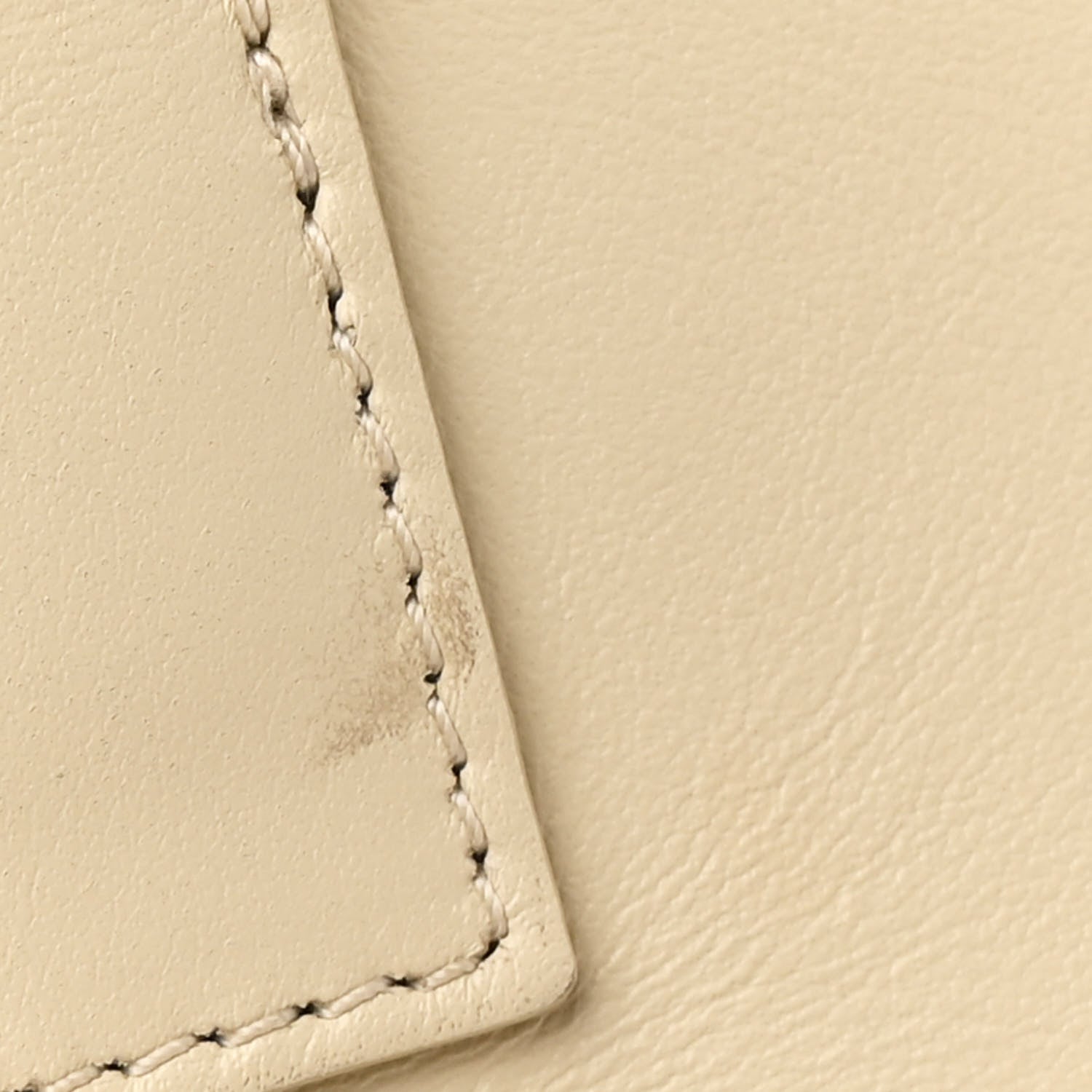 Celine Supple Grained Calfskin Cabas 16 Bag Limestone 11 of 13