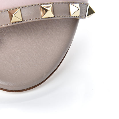 Valentino Garavani Nappa Rockstud Slide Sandals 39 Water Rose Poudre 8 of 10