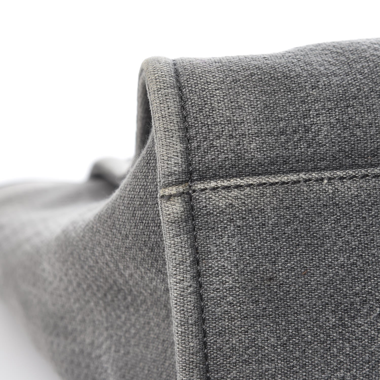 Chanel Canvas Deauville Large Tote Grey 10 of 15