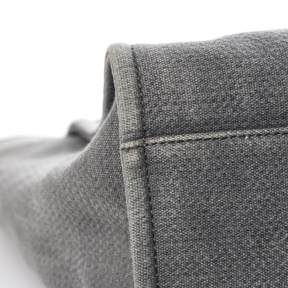 Chanel Canvas Deauville Large Tote Grey 10 of 15