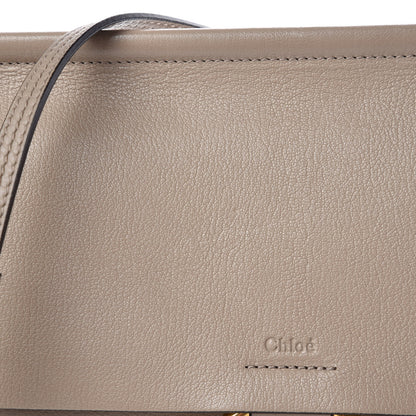 Chloe Calfskin Medium Faye Shoulder Bag Motty Grey 11 of 12