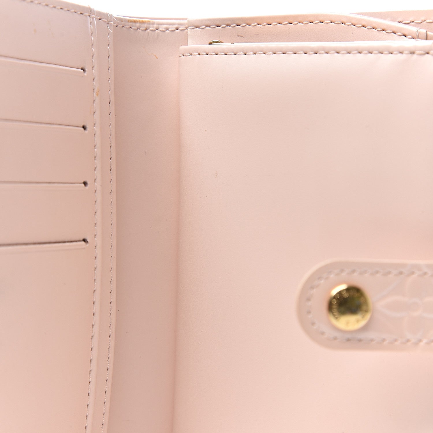 Louis Vuitton Vernis French Purse Wallet Marshmallow 7 of 8