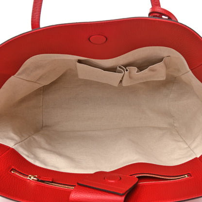 Gucci Dollar Calfskin Medium Swing Tote Red 6 of 11