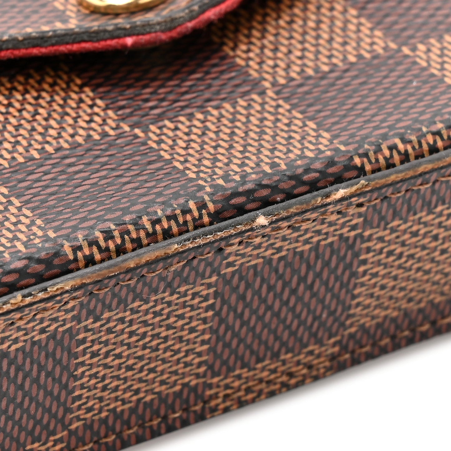 Damier Ebene Pochette Felicie Chain Wallet