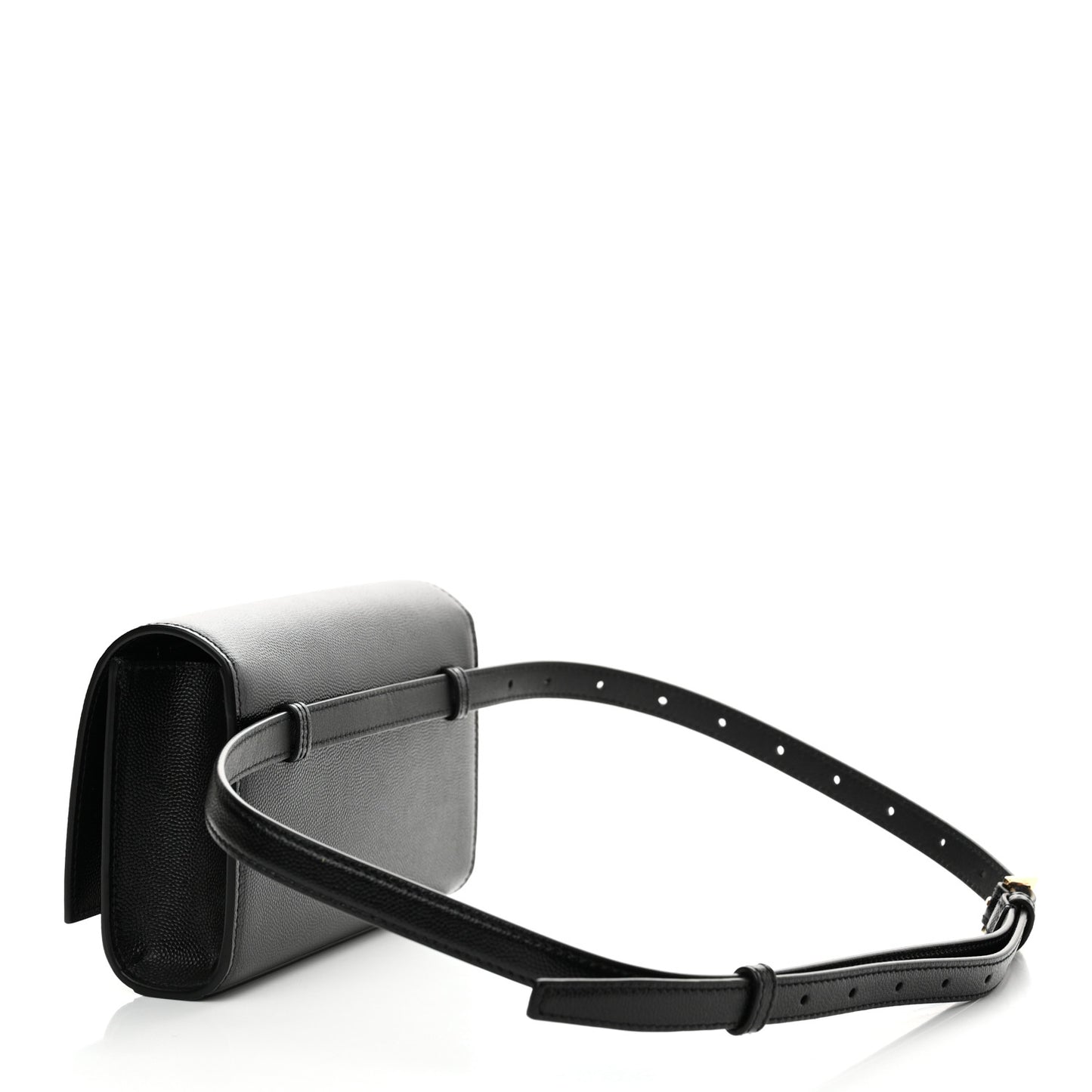 Grain De Poudre Monogram Kate Belt Bag Black