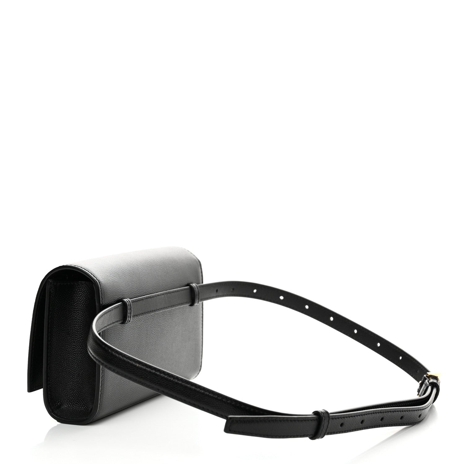 Saint Laurent Grain De Poudre Monogram Kate Belt Bag Black 3 of 11