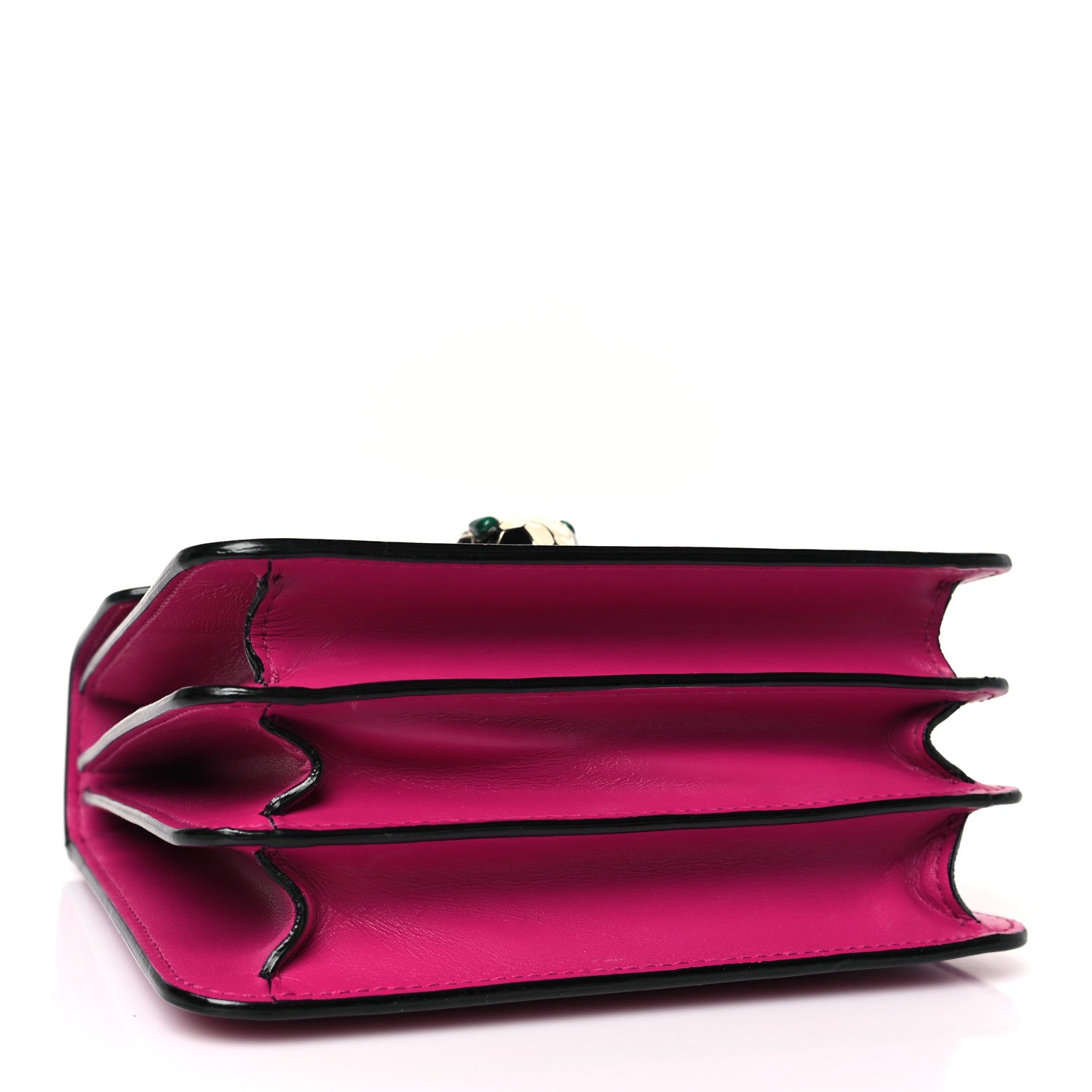 Bulgari Calfskin Serpenti Forever Top Handle 4 of 8