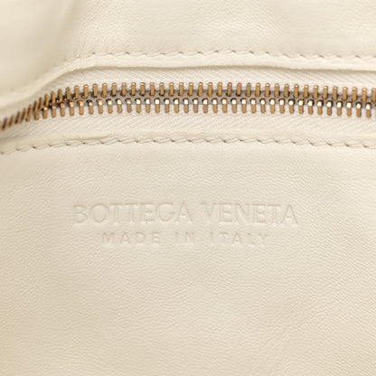 Bottega Veneta Grained Calfskin Maxi Intrecciato Cassette Crossbody Bag White 6 of 13
