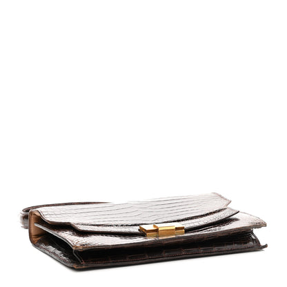 Hermes Shiny Crocodile Pascal Havane 4 of 15