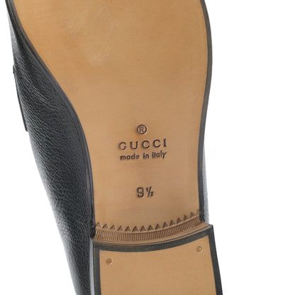 Gucci Havely Kid Web Mens Horsebit Loafers 9.5 Black 6 of 9