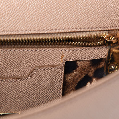 Dolce & Gabbana Dauphine Medium Miss Sicily Satchel Tortora Sand 10 of 13
