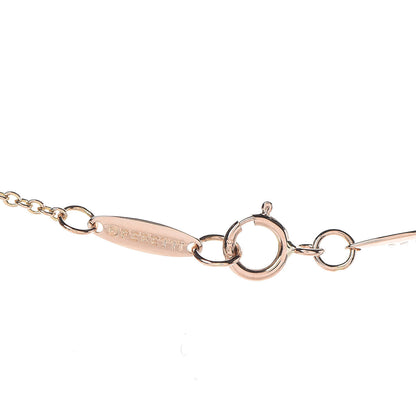 Tiffany 18K Rose Gold Diamond .07ct Elsa Peretti Diamonds by the Yard Pendant Necklace 4 of 5