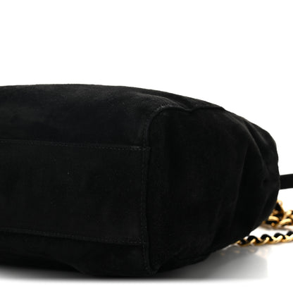 Prada Camoscio Chain Shoulder Bag  Black 9 of 9