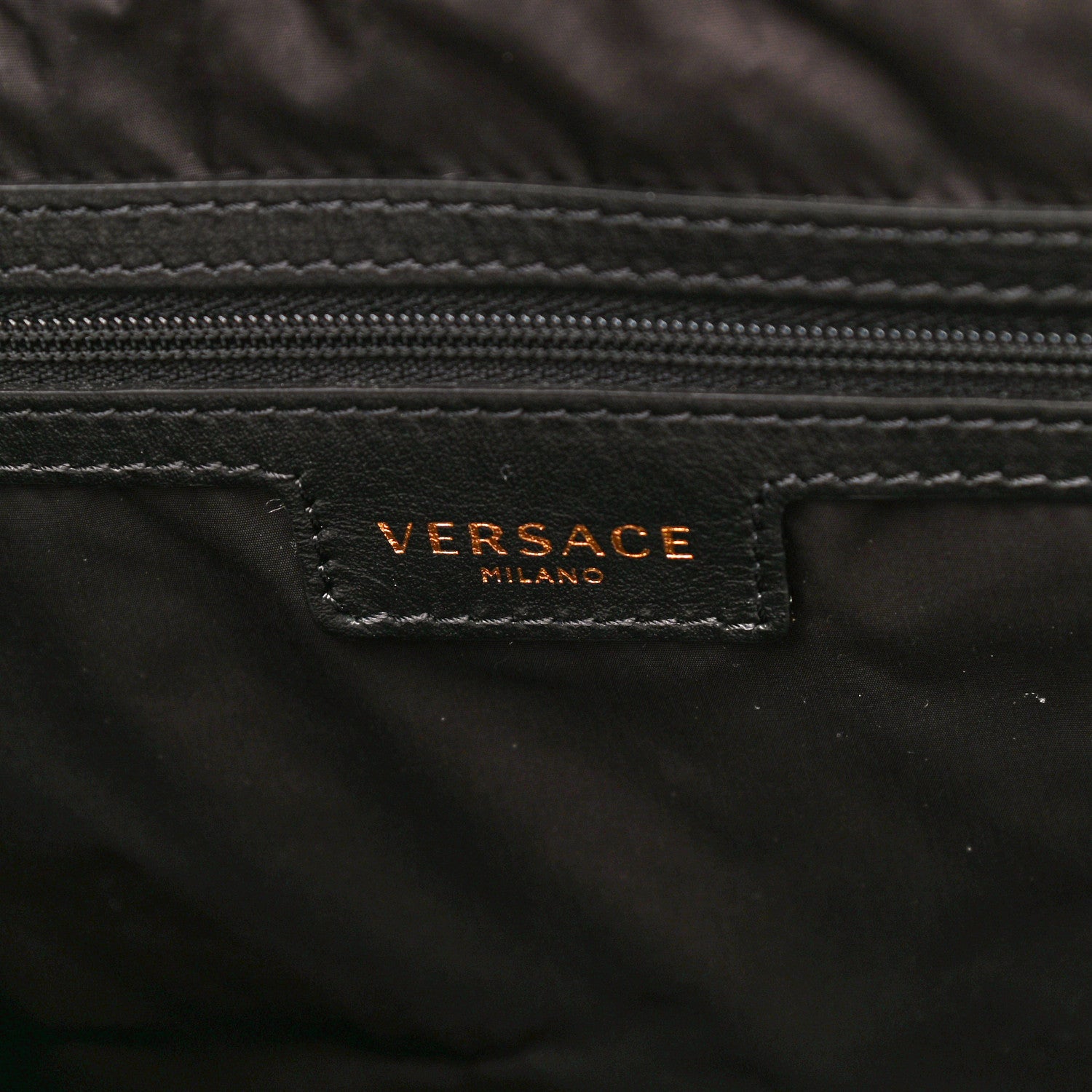 Versace Nylon Medusa Print Tote Black 6 of 12