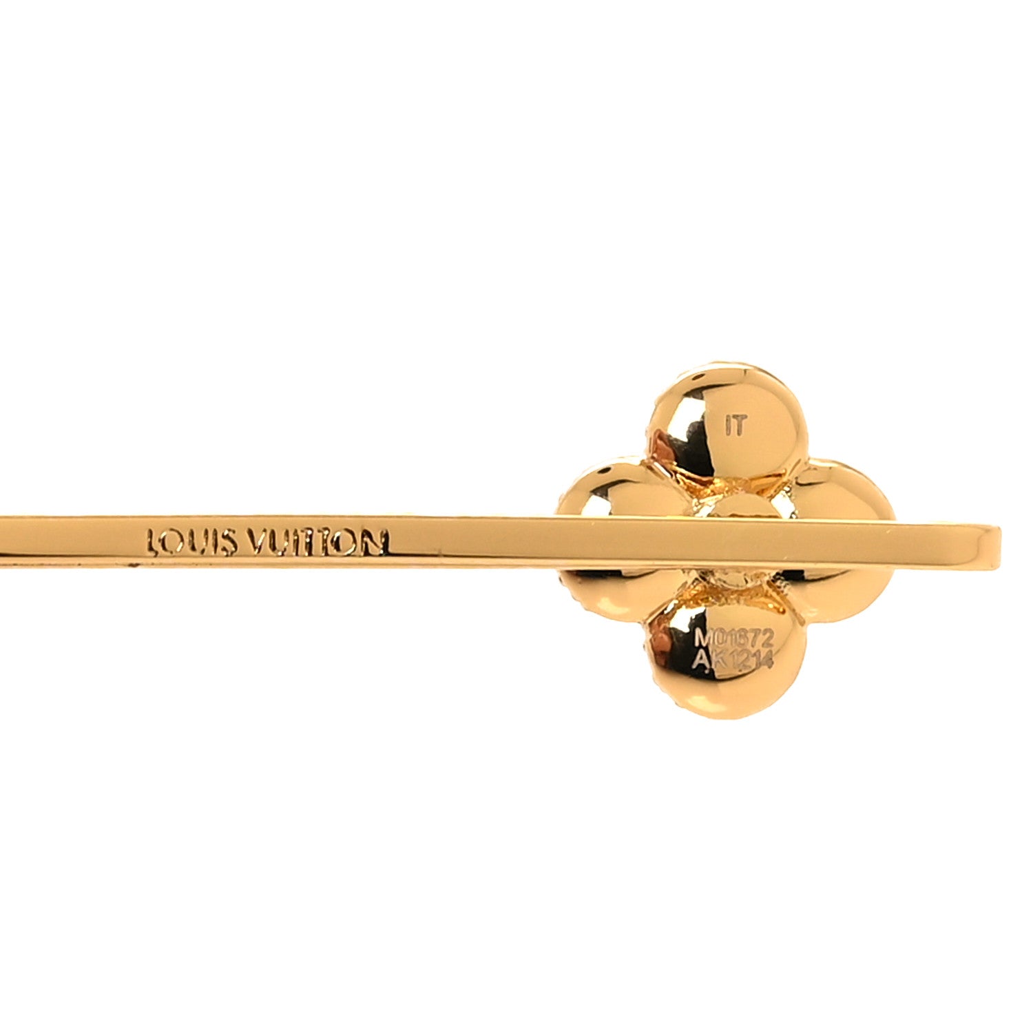 Louis Vuitton Monogram Louisa Crystal Barrette Set 1576793