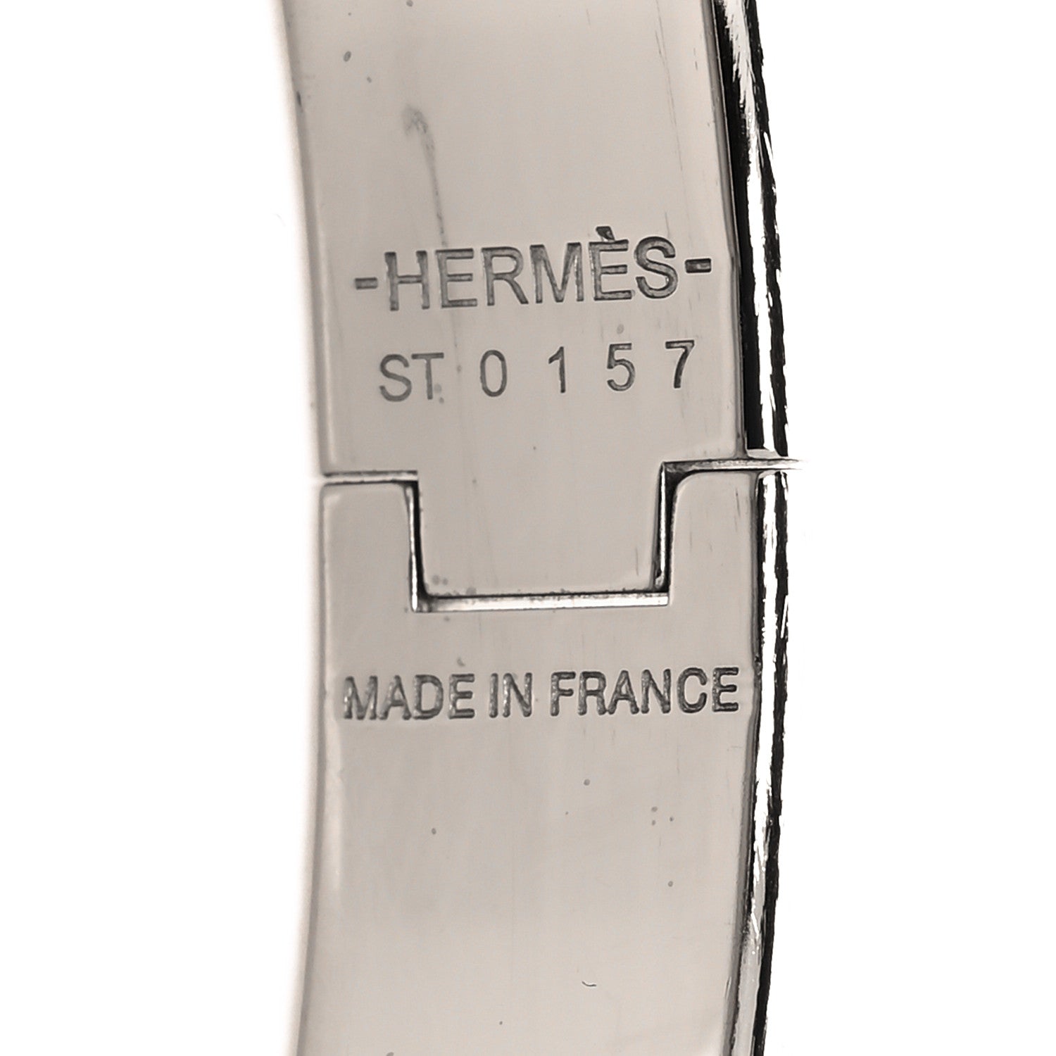 Hermes Enamel Narrow Clic Clac H Bracelet PM Bleu Jodhpur 4 of 5