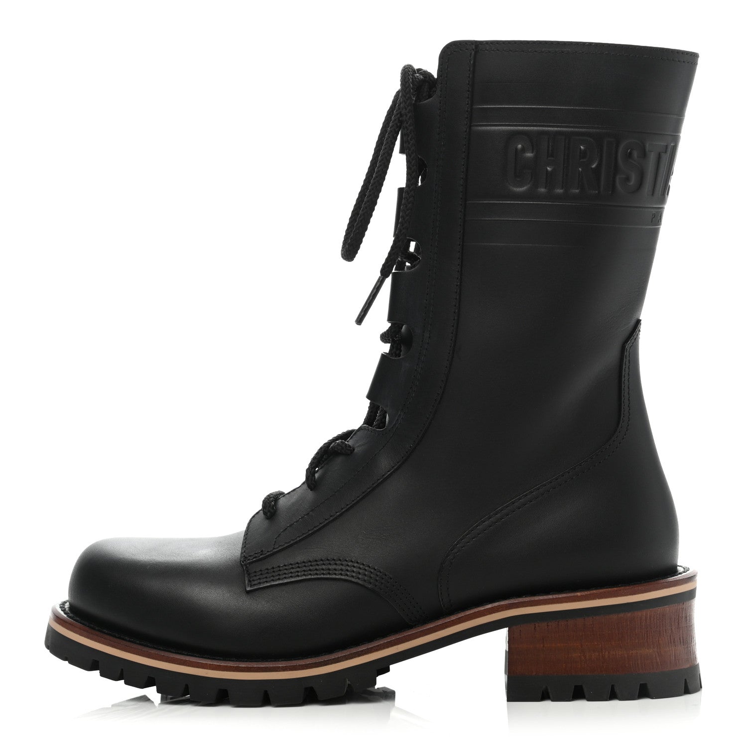 Christian Dior Calfskin Dior Quest 35mm Hiking Boots 38 Black 1 of 8