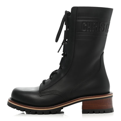 Christian Dior Calfskin Dior Quest 35mm Hiking Boots 38 Black 1 of 8