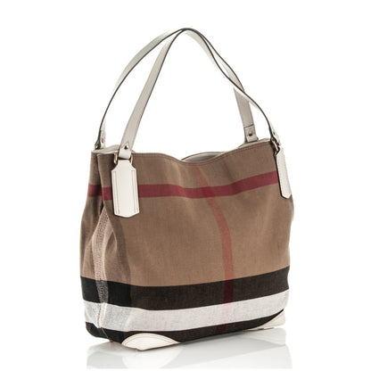 Burberry Canvas Mega Check Medium Maidstone White 3 of 8