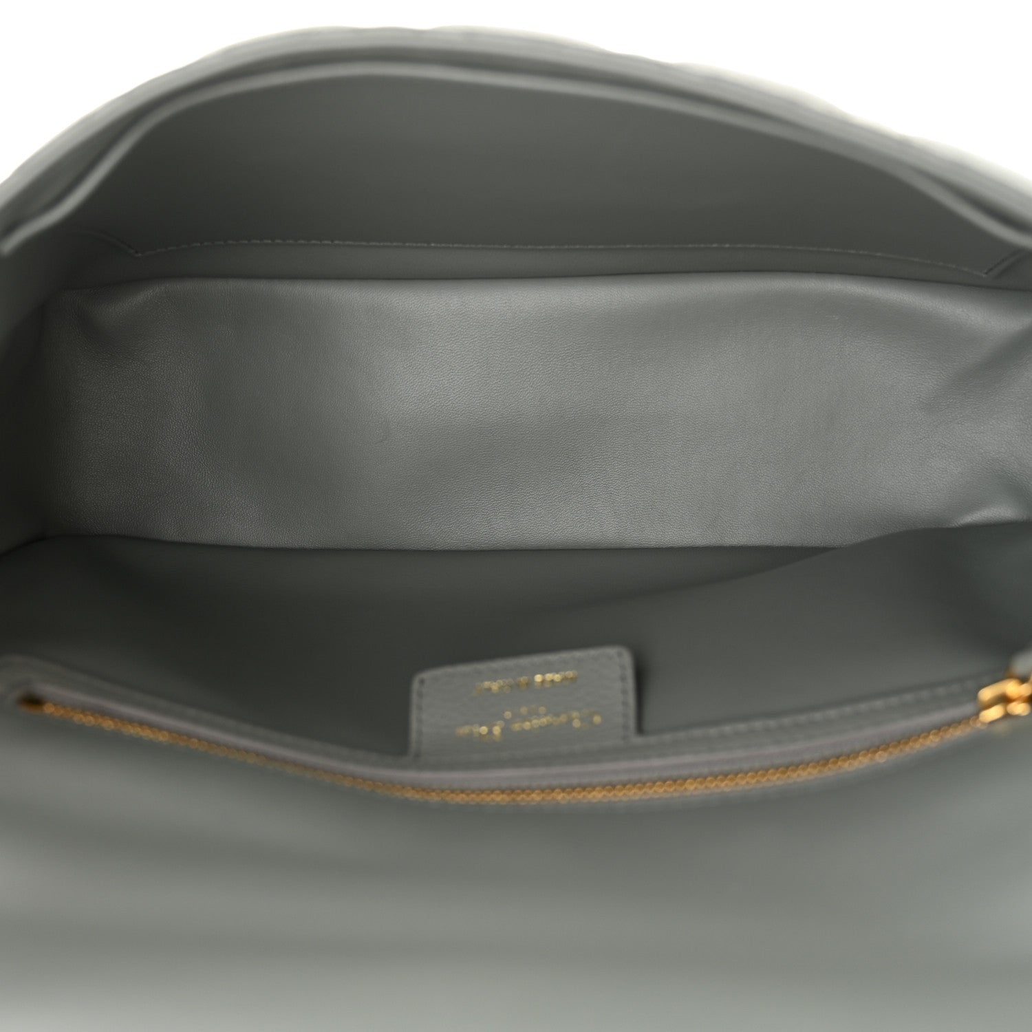 Christian Dior Grained Calfskin Cannage Large Caro Bag Grey Stone 5 of 11
