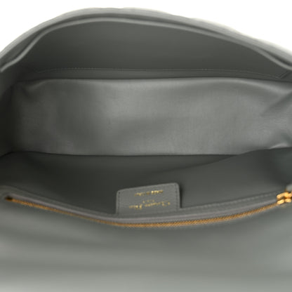 Christian Dior Grained Calfskin Cannage Large Caro Bag Grey Stone 5 of 11