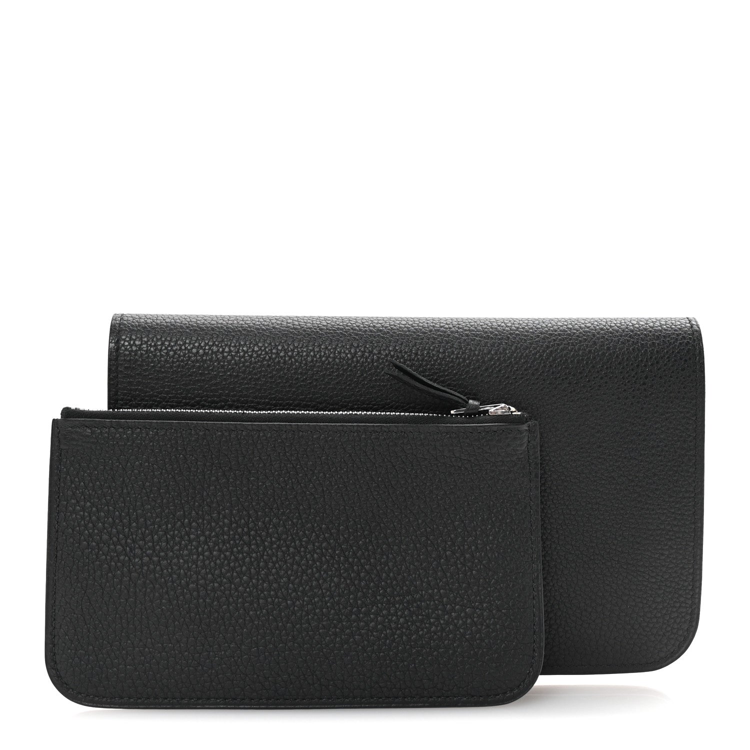 Hermes Togo Dogon Duo Wallet Black 3 of 9