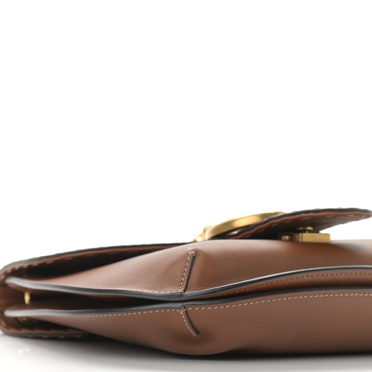 Calfskin Feline GG Marmont Flap Shoulder Bag Cuir