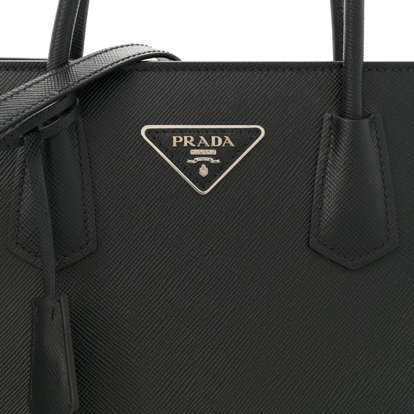 Saffiano Cuir Medium Tote Black