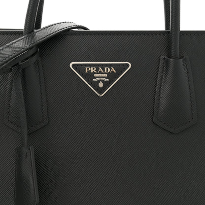 Prada Saffiano Cuir Medium Tote Black 8 of 13