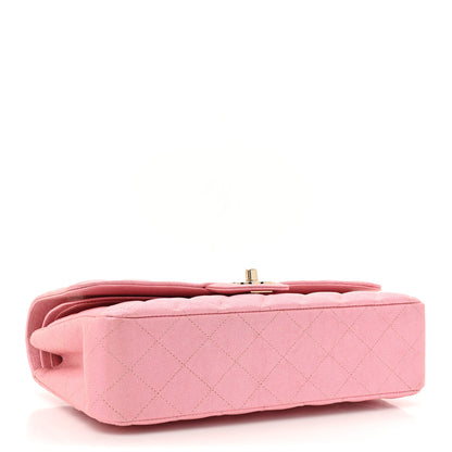 Chanel Iridescent Caviar Quilted Medium Double Flap Rose Pink 4 of 10