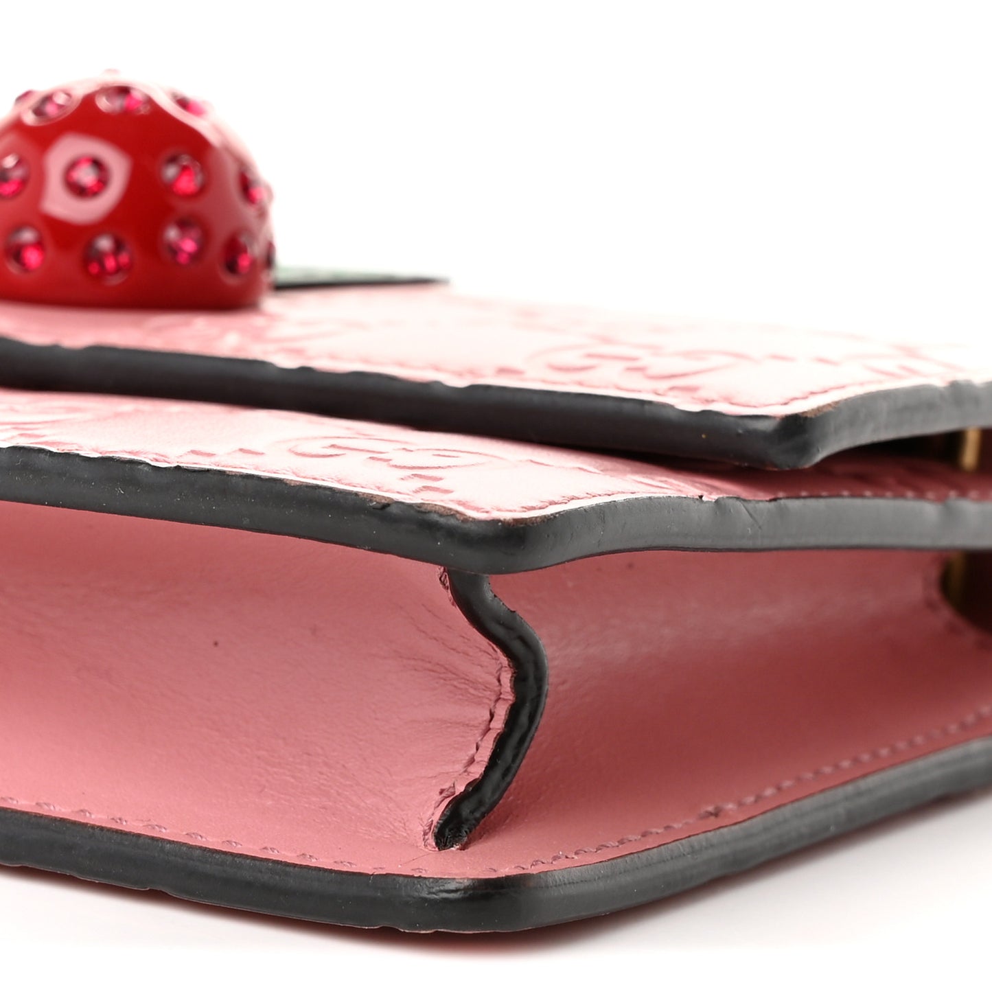 Guccissima Mini Cherry Chain Bag Rose