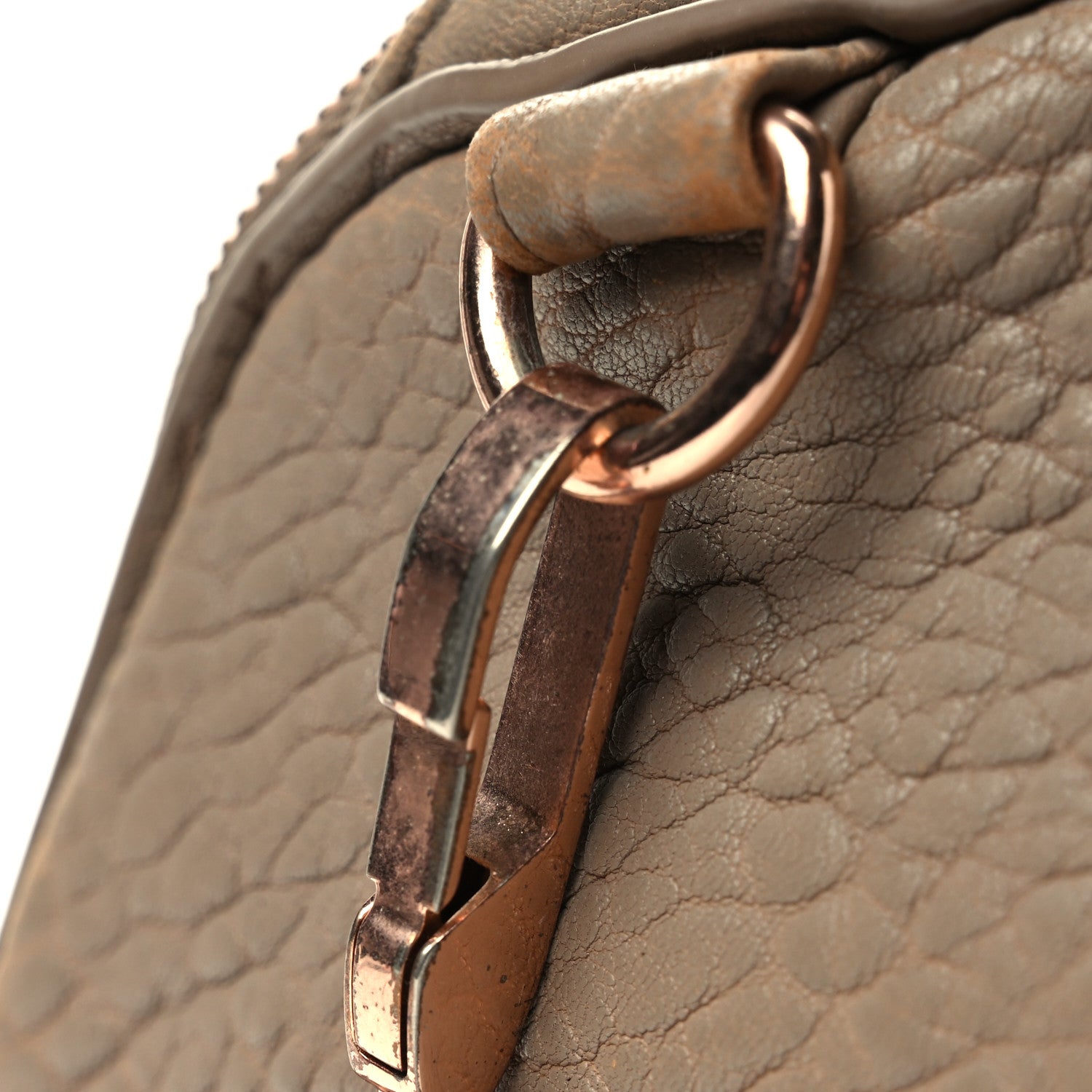 Alexander Wang Pebbled Lambskin Rockie Latte Rose Gold Hardware 12 of 14
