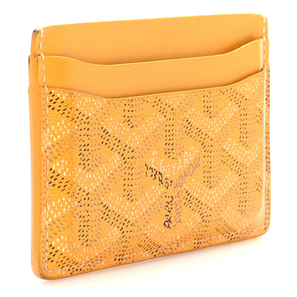 Goyard Goyardine Saint Sulpice Card Holder Yellow 4 of 14