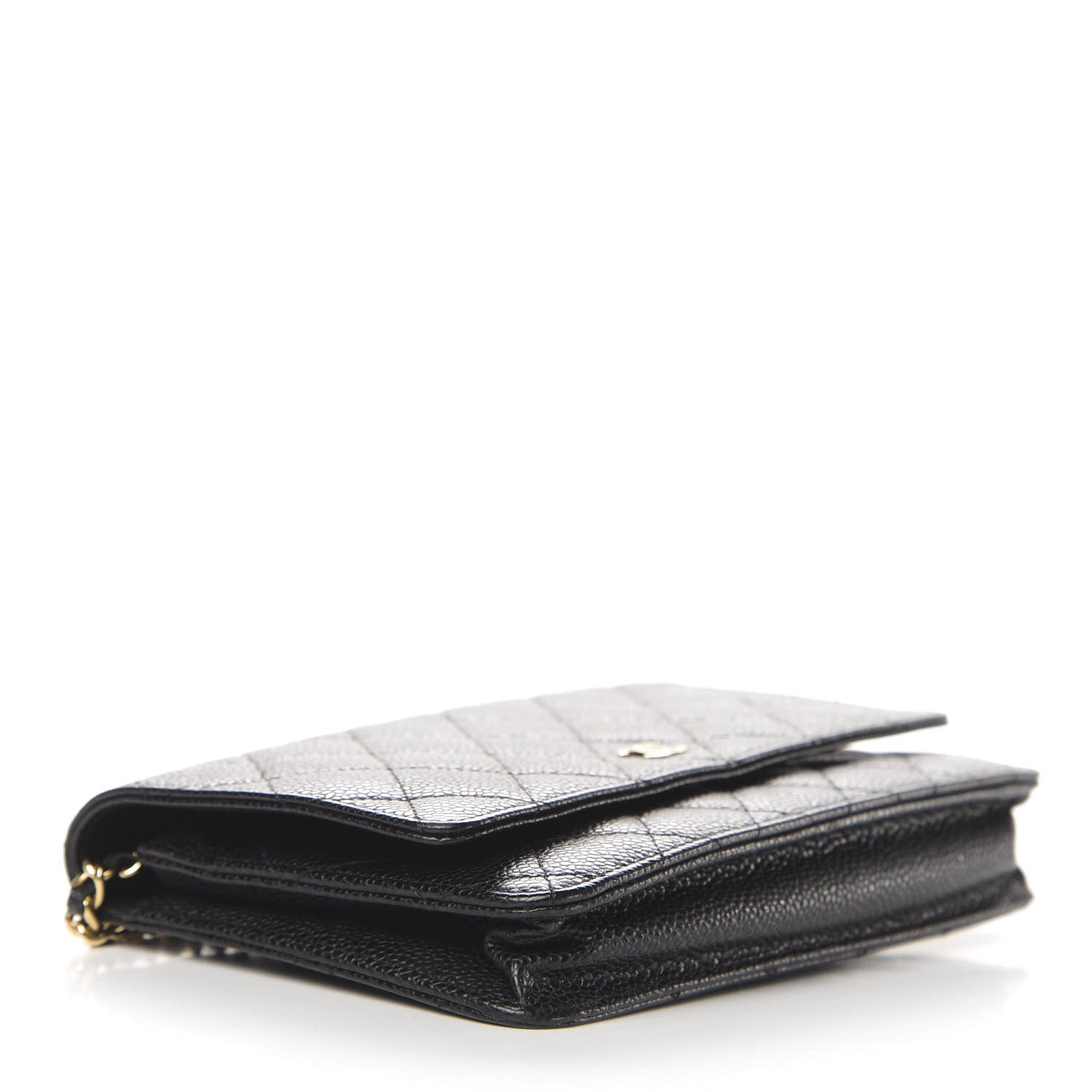 Chanel Caviar Quilted Wallet On Chain WOC Black 4 of 14