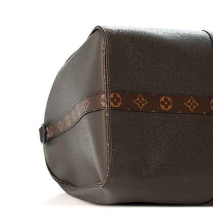 Louis Vuitton Taiga Monogram Keepall Bandouliere 50 Khaki 7 of 9