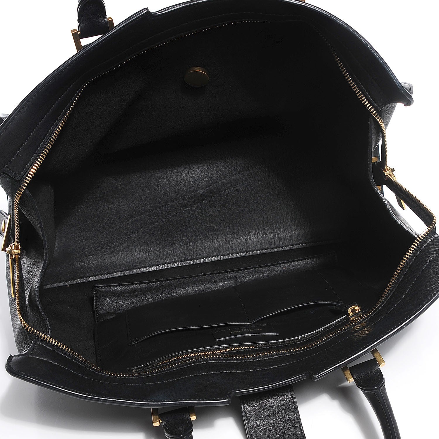 Saint Laurent Calfskin Medium Classic Y Cabas Black 5 of 9