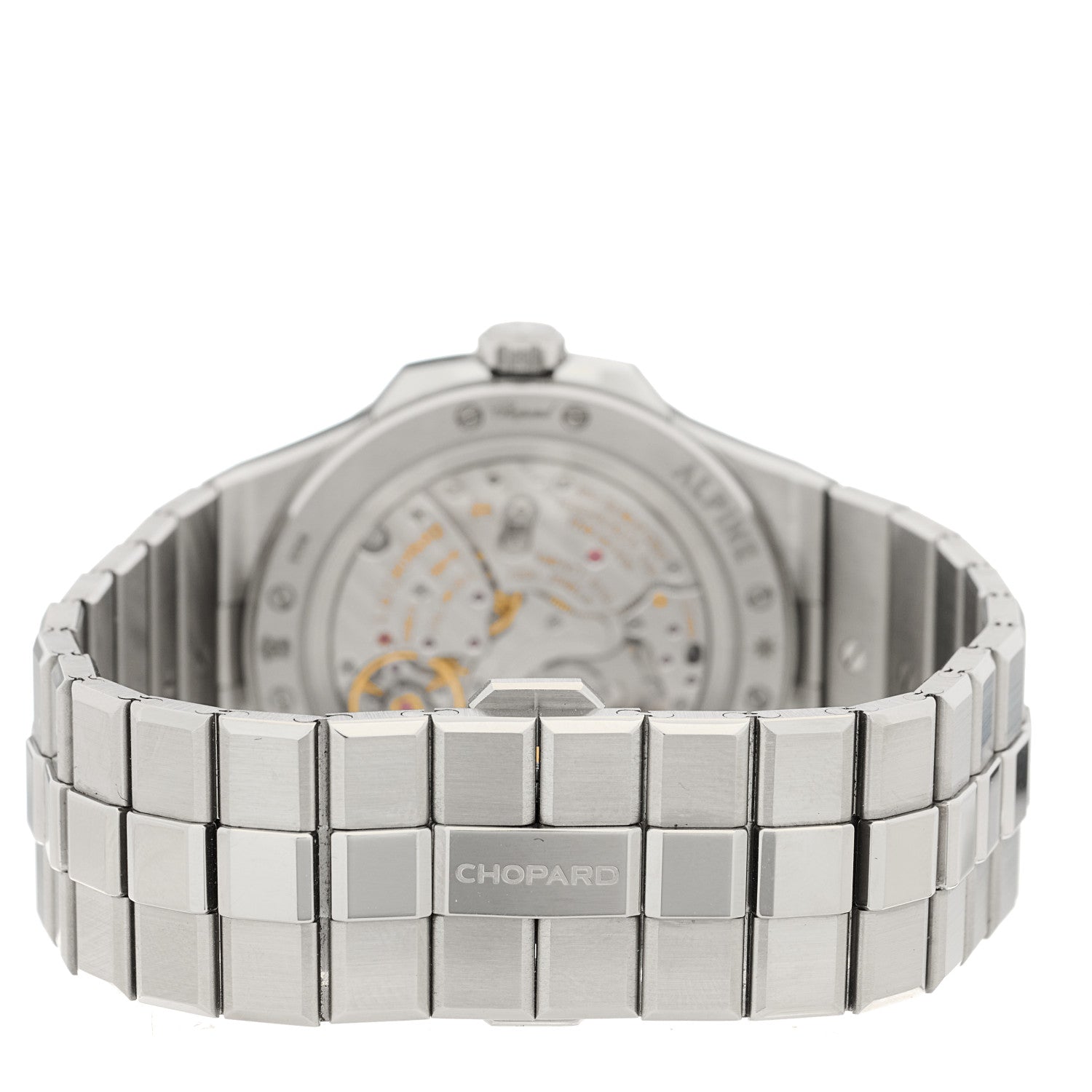 Chopard Stainless Steel 41mm Alpine Eagle Automatic Watch Monte Rosa Pink 3 of 5