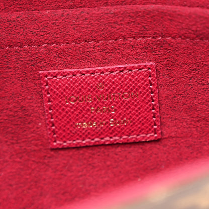 Louis Vuitton Monogram Pochette Felicie Chain Wallet Fuchsia 6 of 11