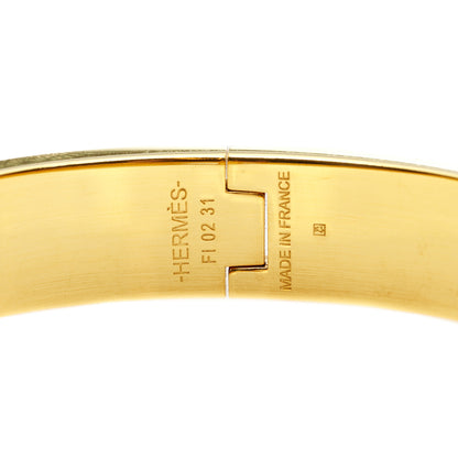 Hermes Enamel Narrow Clic Clac H Bracelet PM Rouge H 3 of 5