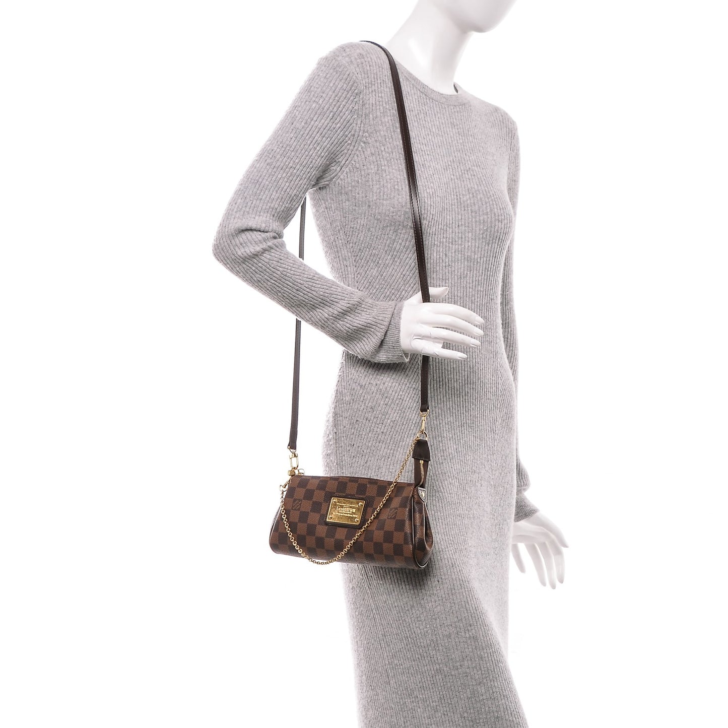 Damier Ebene Eva Clutch