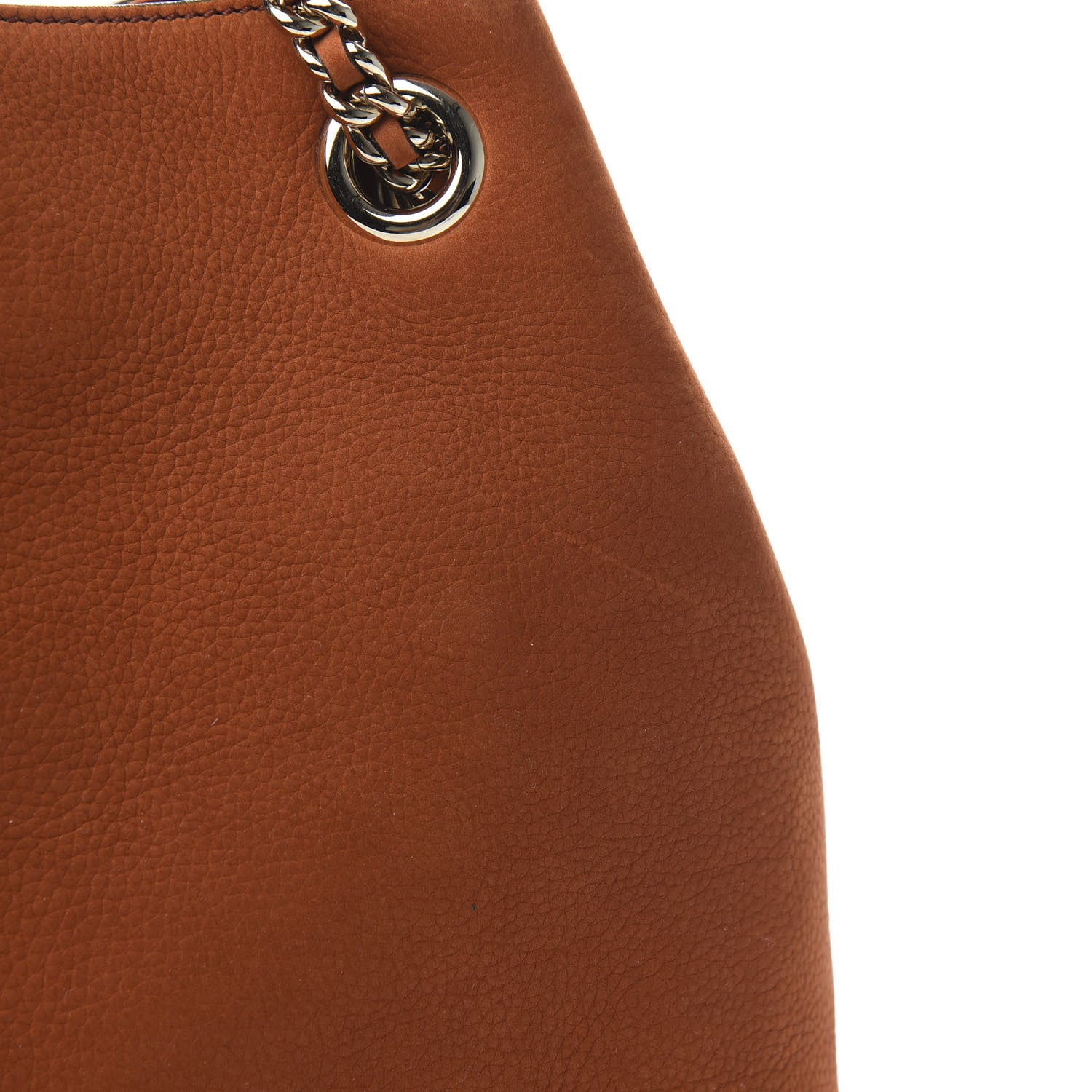 Gucci Vitello Range Medium Soho Chain Shoulder Bag Old Whisky 11 of 12