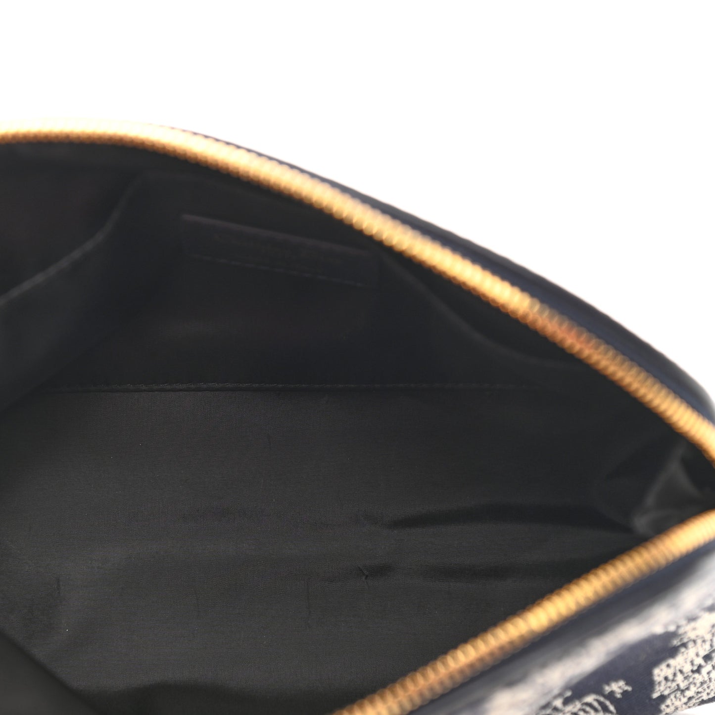 Embroidered Toile De Jouy 30 Montaigne Cosmetic Pouch Blue