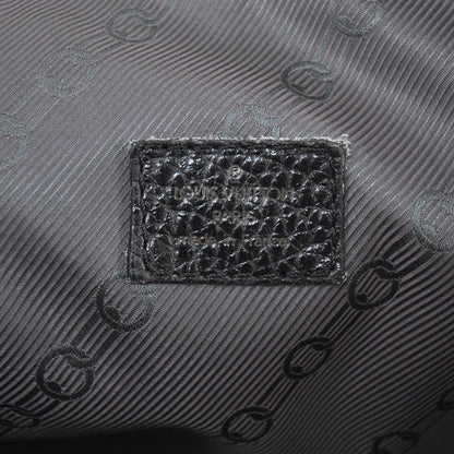 Louis Vuitton Tobago Leather Keepall 50 Black 9 of 10